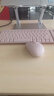 罗技（Logitech）MK251无线蓝牙键盘鼠标套装 办公商务笔记本电脑 数字键盘99键粉色键鼠套装（K251键盘+M196鼠标） 实拍图
