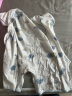 舒贝怡2件装婴儿衣服夏季薄款新生儿连体衣短袖哈衣儿童爬服蓝色90CM 实拍图
