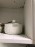 顺祥陶瓷纯白碗碟套装家用轻奢餐具高级感碗盘乔迁送礼高温釉下彩 盛世纯白4人食25头【汤锅版】 实拍图