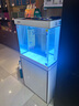 森森（SUNSUN）大型鱼缸底过滤水族箱客厅家用落地玻璃生态金鱼缸 【实时温显+灯控】珍珠白 0.6米长35cm宽 实拍图
