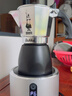 比乐蒂（Bialetti）【官方正品】摩卡壶 双阀高压手冲咖啡壶意式浓缩手动咖啡机送礼 4杯份+4.0电陶炉(雅致银) 170ml 实拍图