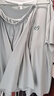 猫人（MiiOW）棉莫代尔男士睡衣男夏季10A抑菌冰丝短袖短裤凉感家居服男灰绿XL 实拍图