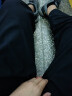 BORURZ 春夏季休闲裤男冰丝九分宽松弹力运动大码裤薄款胖子 黑色 2XL适合(170-190)斤 实拍图