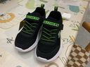 Skechers斯凯奇儿童运动鞋男童透气网鞋时尚魔术贴大童跑步鞋403748L 实拍图