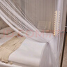 家用单门蚊帐架加密双人蚊帐卧室不锈钢支架加厚 白色穿杆防尘【不锈钢架+斜撑】 宽1.2X2米长床 实拍图