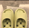 果洛菲浴室漏水拖鞋夏季室内洗澡防滑踩屎感镂空按摩拖鞋 绿色 35-36 实拍图