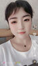 EOTHS925银四叶草项链女锁骨链玫瑰金吊坠礼物生日礼物送女友情人节 （黑玛瑙）925银一款两戴四叶草项链+证书 实拍图