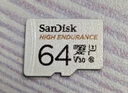 闪迪（SanDisk）64GB TF（MicroSD）4K内存卡 行车记录仪 监控摄像头专用 5,000小时录制 重复读写高耐用存储卡 实拍图