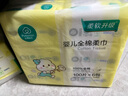 全棉时代婴儿棉柔巾100%纯棉干湿两用面巾洗脸巾成人可用100抽*6包 实拍图
