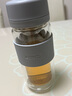 双立人（ZWILLING）水杯泡茶杯咖啡杯双层玻璃茶滤杯大容量车载便携杯子节日礼物 灰色-310ml 实拍图