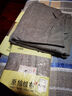 安睡宝（SOMERELLE）老粗布纯棉床单单件 全棉加厚单双人宿舍床笠床品三件套 灰次郎【全棉老粗布】 150x200cm床笠+枕套*2 实拍图