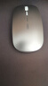 英菲克（INPHIC）M1无线鼠标可充电办公蓝牙三模电量显示静音便携适用于惠普华硕苹果IPAD笔记本电脑无限轻音 【无线-2.4G充电版-轻音按键】太空银 实拍图