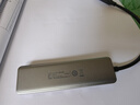 绿联双头四合一拓展坞USB扩展坞type-c3.0分线器多接口 HUB转接转换器接笔记本电脑手机 0.15m 实拍图