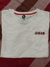 MQD童装男女童短袖纯棉上衣夏装洋气儿童韩版短袖T恤 本白 150 cm 实拍图