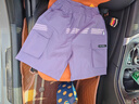 班尼路童装男童短裤夏季2025新款儿童工装裤中大童凉感透气裤子男孩潮裤 紫树丛魔术贴 150 【推荐体重68-80斤】 实拍图