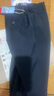 京东京造休闲裤商务工装裤男士直筒 抗皱免烫易打理长裤 西裤 藏青色2XL 实拍图
