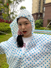 爱康尼一次性雨衣加厚防暴雨全身防护户外便携电动车可用高颜值邦尼兔 实拍图