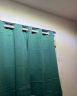 沫梵【窗帘+伸缩杆】窗帘免打孔安装布艺窗帘棉麻感遮光卧室成品 湖蓝(遮光约99%左右) 适用宽1.1-1.6米【窗帘高1.8米】 实拍图