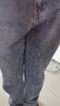 罗蒙（ROMON）牛仔裤男秋冬季休闲裤子男士直筒裤宽松阔腿男裤子 怀旧蓝 33 实拍图