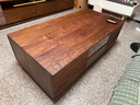 独家森活实木落地电视柜北美黑胡桃木电视柜客厅茶几实木柜简约落地视听柜 260*40*高30cm黑胡桃无辅材 现货 实拍图