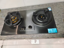 华多宝霸王燃气灶猛火家宴商用双灶大火力直喷10KW煤气灶台式嵌入式两用天然气灶液化气防干烧猛火灶 【黑钛钢拉丝面板】右10KW增压猛火灶 【天然气】包安装 实拍图