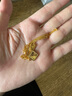 周大福鱼鳞方牌黄金项链(工费680)40cm约7.25g EOF986 实拍图