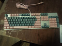 联想（Lenovo） MK5游戏机械键盘青轴104键有线键盘混彩光效适用拯救者R9000P/Y7000游戏电竞办公吃鸡键盘 云银粉 实拍图