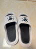 安尚芬夏凉拖鞋男时尚户外穿运动居家舒适浴室防臭防滑软底拖鞋女情侣鞋 黑色（净面版） 36-37 【适合35-36】 实拍图