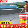 沃特浦顶不漏防水胶屋顶外墙补漏王防水涂料房顶裂缝楼顶防漏材料漏水 【水泥色10斤】单遍约10㎡+工具 实拍图