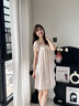 上海故事真丝睡衣女6A级100%桑蚕丝家居服可外穿丝绸睡裙娃娃衫生日礼物 [新色]淡雅花枝 [礼盒装] L （推荐105-130斤） 实拍图