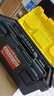 【万人同抢】家用多功能五金收纳箱手提电工工具箱车载维修配件箱 【双层星.金黄】17寸加厚 复工爆品 实拍图