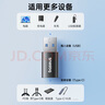 倍思USB转Type C 苹果OTG转接头USB-C数据线转接器接USB车充适用iPhone15/iPadpro华为小米手机笔记本 实拍图