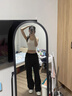 浪莎软牛仔星空裤女夏季天丝亚麻西装休闲百搭慵懒风高腰直筒裤子 实拍图