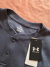 安德玛（UNDERARMOUR）Waffle Henley男子华夫格运动休闲短袖T恤6007562 暴雨灰044 XL 实拍图