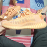 阿迪达斯三叶草男女鞋yeezy350V2Boost椰子休闲鞋GW2870UK8.5码42.5码 实拍图