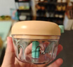 小熊（Bear）捣蒜器 打压蒜泥捣碎神器 家用拉蒜器绞肉馅搅碎机器 CX-D0007 实拍图