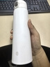 京东京造 保温杯 水杯男女 316不锈钢学生礼物送老师【一键弹盖】白480ml 实拍图