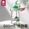 babycare儿童水杯吸管杯大宝宝直饮杯幼儿园防摔水壶500ml上学专用 实拍图