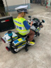 智乐堡宝马儿童电动摩托车小孩童车可坐双人两轮警车充电玩具车大号软轮 实拍图