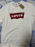 Levi's李维斯情侣美式宽松印花时尚简约舒适潮流纯棉圆领短袖T恤 白色 002A0-0000 2XL 实拍图