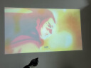 aet新款X3手机投影仪家用高清投影机投屏办公超高清小型迷你便携卧室投影机家庭影院手机投屏 X3蓝牙语音版（AI语音声控-侧投缩放-手机投屏） 实拍图
