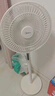 美的（Midea）【劲风酷爽】七叶轻音柔风电风扇家用遥控落地扇台式桌面小型风扇大风力节能立式摇头电扇 SAH30BK 实拍图