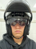 LS2双镜片揭面盔电动摩托车头盔男女高清耐磨赛车四季通用 FF370 黑灰竞速 L（建议55-56头围） 实拍图