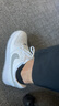 耐克NIKE缓震板鞋男空军一号 AIR FORCE 1运动鞋 FJ4146-100白灰43 实拍图