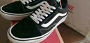VANS范斯官方 Faulkner酷感黑美式经典薄绒男鞋板鞋 黑色 40 实拍图