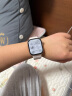 Apple/苹果 Watch Series 10 智能手表GPS款46毫米玫瑰金色铝金属表壳淡桃粉色运动型表带M/L MX2A3CH/B 实拍图