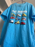 巴拉巴拉童装短袖儿童t恤男童纯棉2025新款夏季吸湿速干衣服半袖男宝上衣 天空蓝 -车车合集 130 实拍图