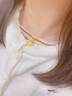 中国黄金（CHINA GOLD）18K金项链女款银杏叶吊坠轻奢小众首饰母亲节生日礼物送女友爱人 18K银杏叶吊坠【配S925银链】 实拍图