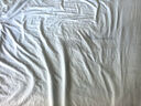水星家纺床笠单件 100%纯棉长绒棉床笠宿舍隔脏床罩 全棉全包床笠加大加高 灰蓝 60支 (长绒棉+防滑耐用) （适用1.5床） 150cm*200cm 实拍图