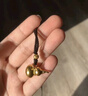 中国黄金（CHINA GOLD）黄金葫芦吊坠男女足金项链福禄相伴挂坠情人节生日礼物送女友老婆 葫芦吊坠+福字珠【黑绳】 约1g 实拍图